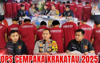 OPS Cempaka Krakatau 2025,Polres Lampung Utara Ungkap 7 Kasus 3C dan 1 Kasus Narkoba Dengan Mengamankan 10 Pelaku