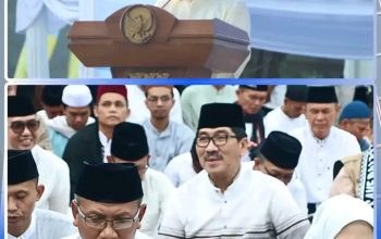 Bupati Lampung Utara Menghadiri Sholawatan Dalam Rangka HUT Provinsi Lampung yang Ke - 61