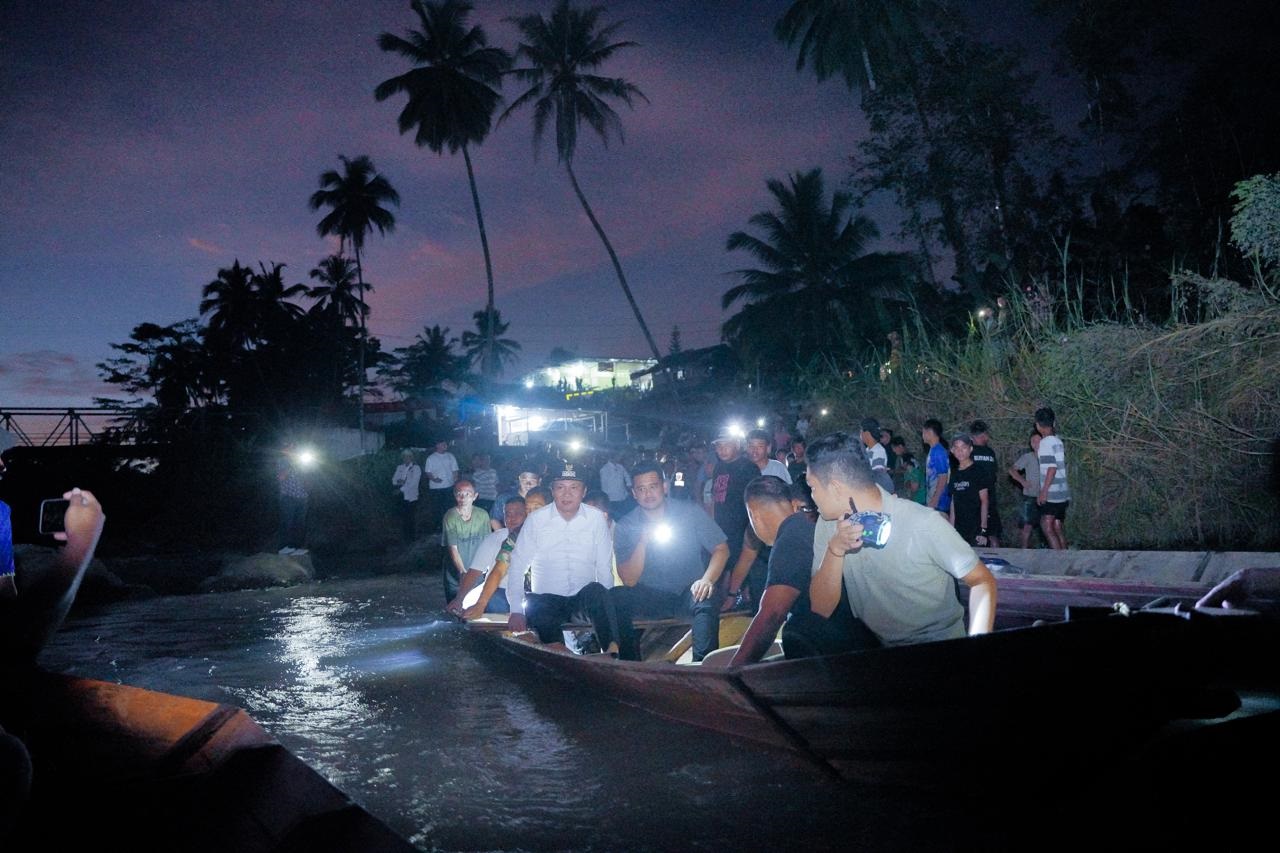 Tinjau Jembatan Ambruk di Nias Barat, Gubernur Sumut Bobby Nasution Pastikan Dibangun Tahun Ini