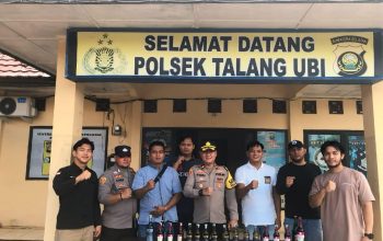 Polsek.Talang Ubi Menggelar Razia disejumlah Warung Yang diduga Menjual Minuman keras Tanpa Izin