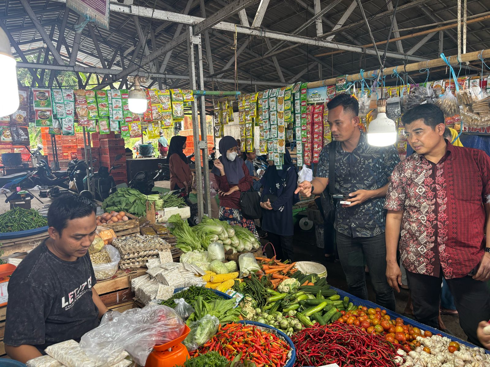 Polres PALI Melakukan Pemantauan Terhadap ketersediaan dan Harga Bahan Pokok (Bapokting)