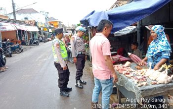 Polsek Tanah Abang Gelar Monitoring Harga Sembako Jelang Ramadan,Kapolres PALI Pastikan Stabilitas Pasar