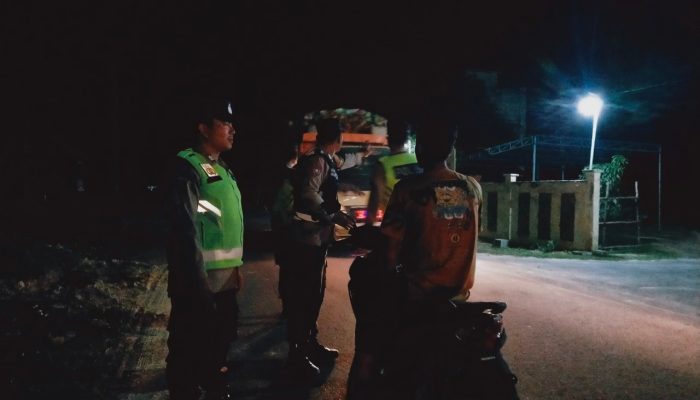 Polsek Penukal Utara Gelar Razia Terpadu,Cegah Pekat dan 3C