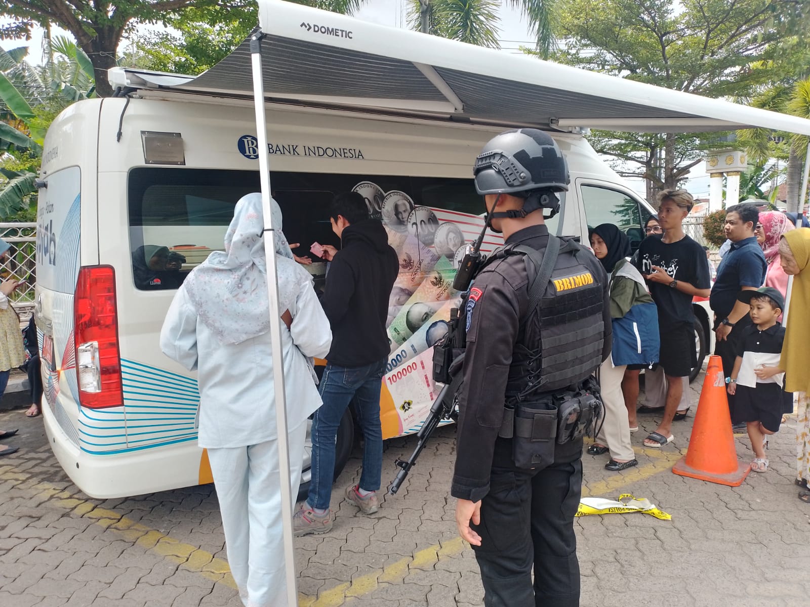 Dukung Semarak dan Cinta Rupiah, Stasiun Kertapati Menjadi Lokasi Penukaran Uang Rupiah