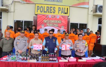 Polres PALI Berhasil Mengamankan 21 Tersangka Dalam Operasi Pekat Musi 2025