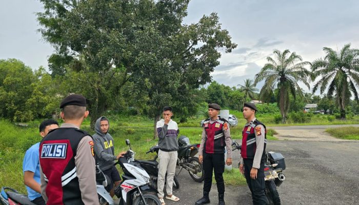 Sat Samapta Polres PALI Terus Meningkatkan Pengamanan Wilayah Melalui kegiatan Patroli Perintis Presisi