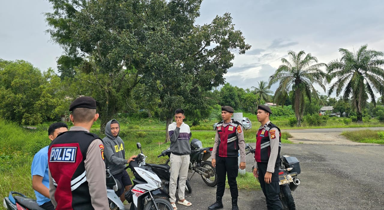 Sat Samapta Polres PALI Terus Meningkatkan Pengamanan Wilayah Melalui kegiatan Patroli Perintis Presisi