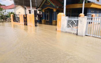 Sebelas Desa di Kecamatan Tanah Abang Terendam Banjir, Kapolres PALI Imbau Warga Waspada