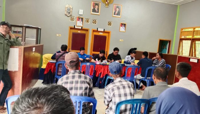 Pembayaran Kompesasi Seismix 3D PT Daqing di Desa Siku kabupaten Muara Enim Berjalan Dengan Tertif 