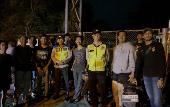 Polsek Talang Ubi Gelar Patroli Malam, Untuk Kamtibmas di Wilayah Hukumnya