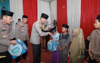 Tebar Kebaikan di Bulan Ramadhan, Polres Jember Santuni Anak Yatim