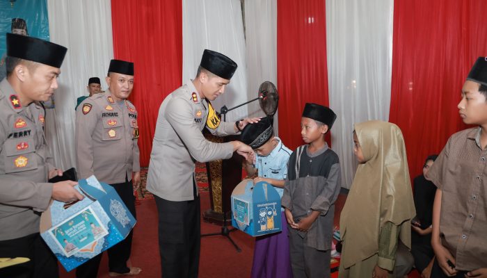 Tebar Kebaikan di Bulan Ramadhan, Polres Jember Santuni Anak Yatim