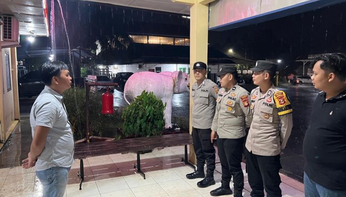 Polsek Talang Ubi Gelar Apel Malam dan Patroli, Pastikan Situasi Tetap Kondusif