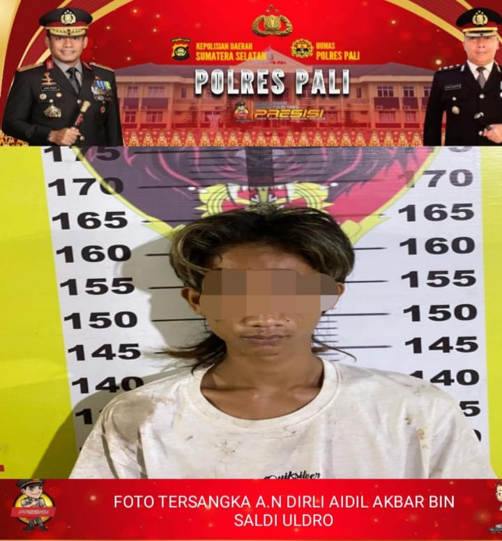 Polres PALI Tangkap Kurir Narkoba di Desa Babat, Kapolres: “Kami Tak Akan Beri Ruang Bagi