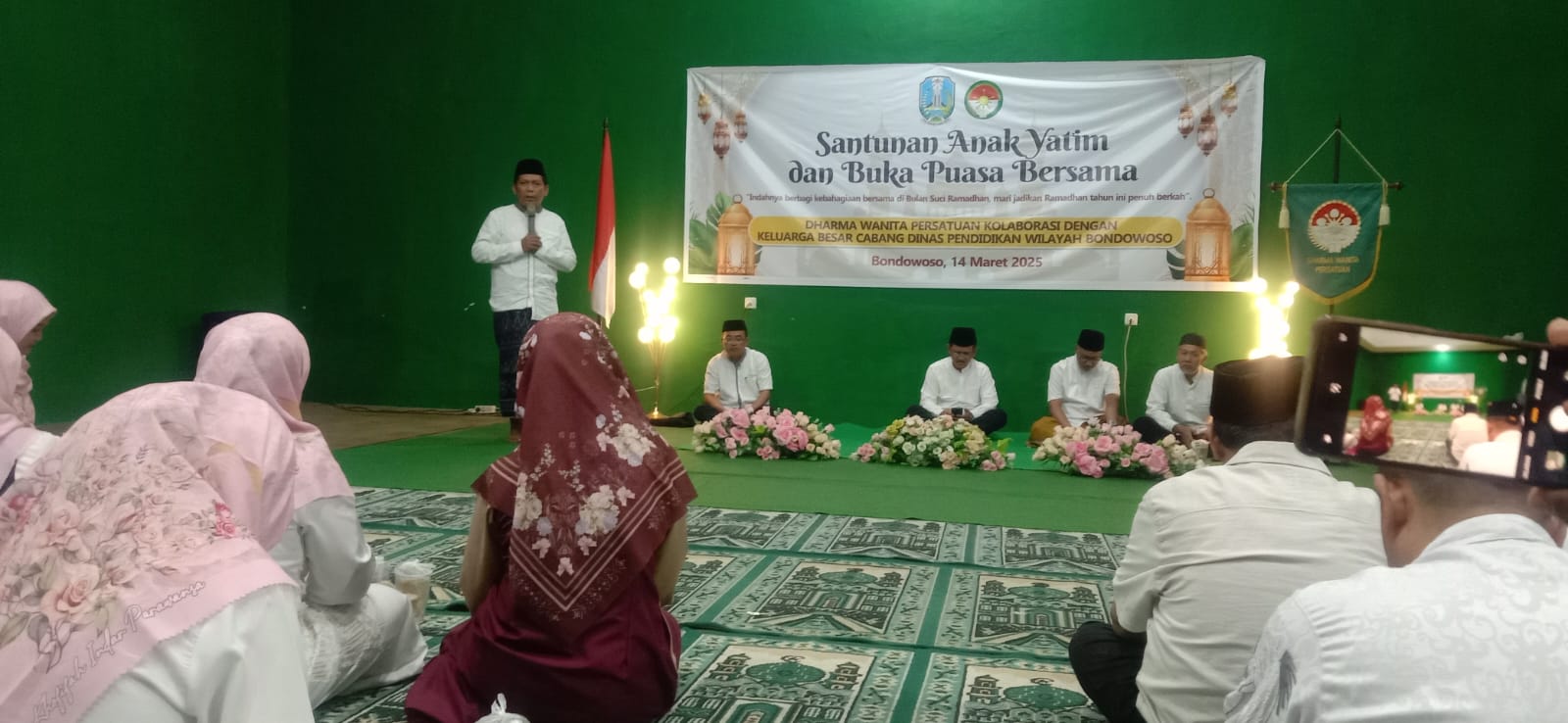 Darma Wanita Persatuan Bondowoso Gelar Buka Puasa Bersama dan Santunan Anak Yatim