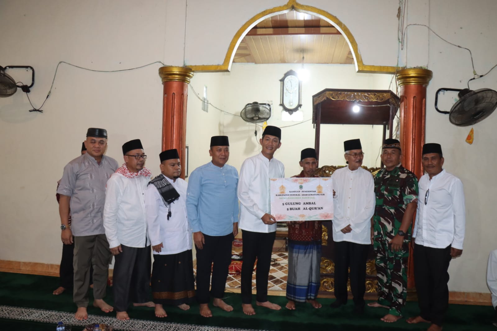 Pemerintah Kabupaten PALI Menggelar Safari Ramadhan 1446 H di Masjid At-Thahirin Desa Mangku Negara