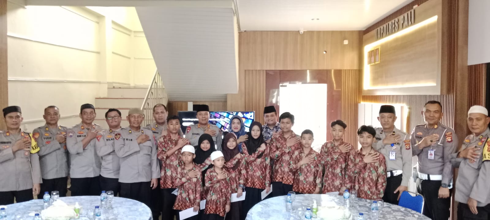 Polres PALI Ikuti Vidcon Buka Puasa Bersama Polri dan Media, Pererat Sinergi di Bulan Ramadan