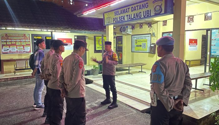 Polsek Talang Ubi Gelar Cek Tahanan dan Patroli Keamanan di Wilayah Rawan