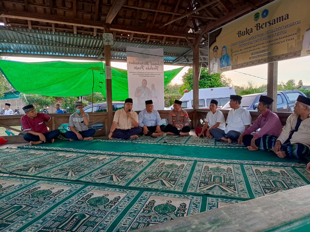 Unsur Tripika Penukal Utara Gelar Buka Puasa Bersama di Pondok Pesantren Hubbussalam