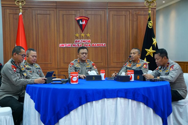 Susun Strategi Pengamanan Idul Fitri 1446 H, Dankorbrimob Polri Pimpin Rapat Koordinasi