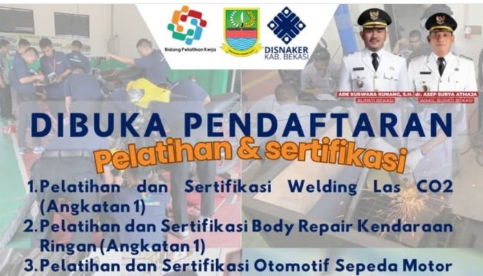 Kabar Gembira: DISNAKER Kabupaten Bekasi Gelar Pelatihan dan Sertifikasi Kerja!