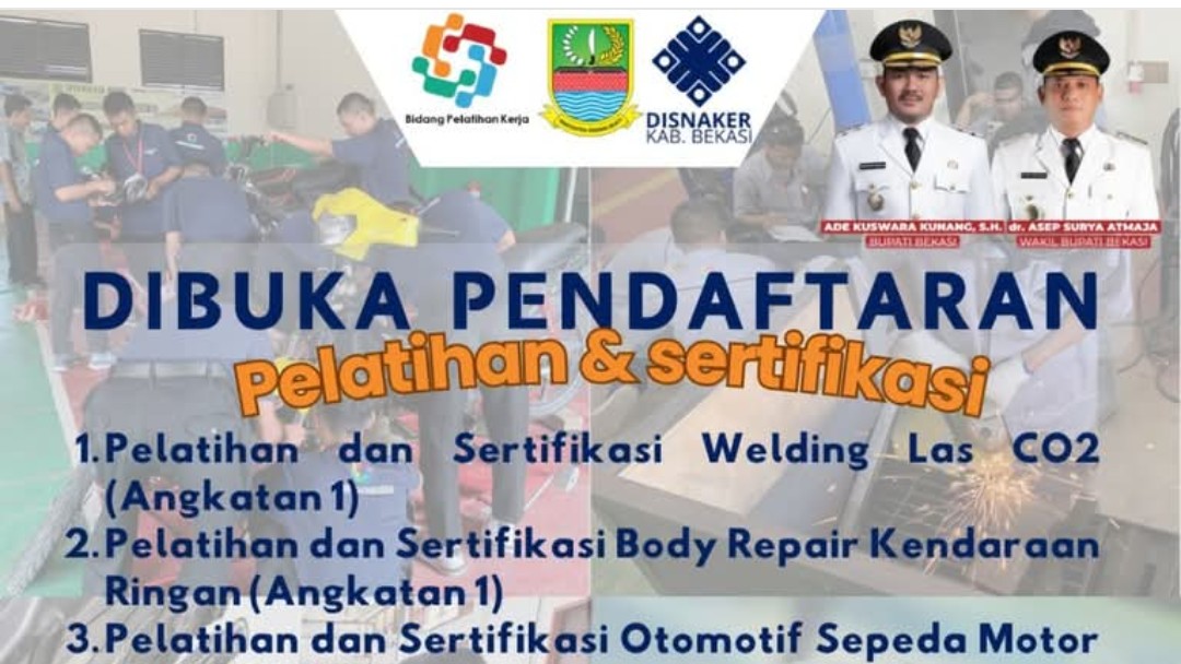 Kabar Gembira: DISNAKER Kabupaten Bekasi Gelar Pelatihan dan Sertifikasi Kerja!