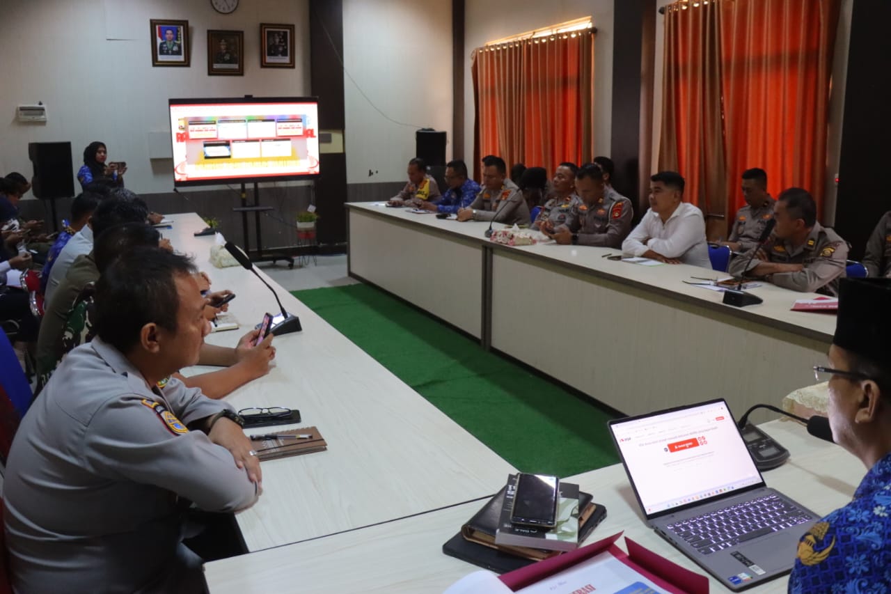 Polres PALI Menggelar Rapat Koordinasi Lintas Sektoral (Rakor Linsek) Operasi Ketupat Musi 2025