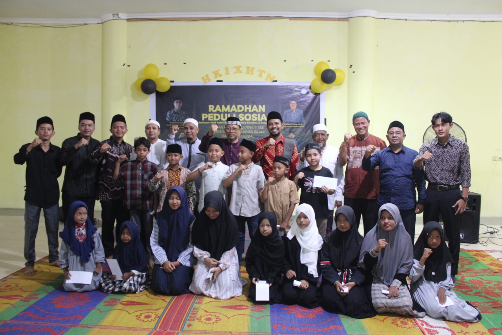 Himpunan Mahasiswa Jurusan (HMJ) Hukum Keluarga Islam (HKI) dan Hukum Tata Negara (HTN) IAIN Lhokseumawe Gelar Santunan Anak Yatim-Piatu