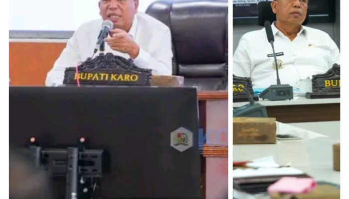 Bupati dan Wakil Bupati Karo Ikuti Peluncuran Indikator Indeks Pencegahan Korupsi Daerah (IPKD) MCP Tahun 2025 Secara Virtual