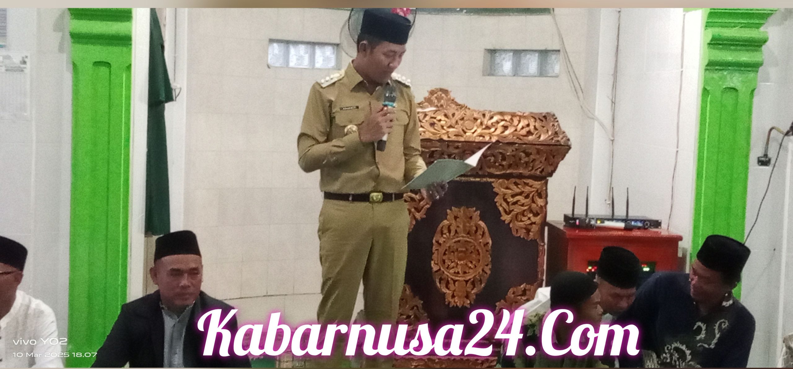 Pemerintah Kabupaten PALI Gelar Safari Ramadhan 1446 H di Masjid Muhajirin Desa Air Itam Timur