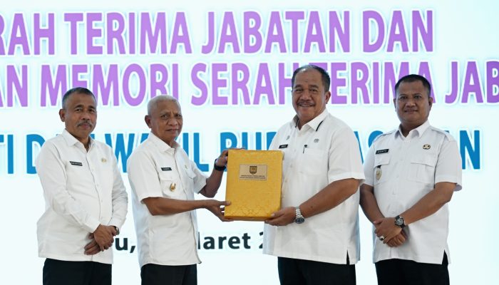 Serah Terima Jabatan Bupati Asahan, Wagub Sumut Surya Ajak Selaraskan Pembangunan Pemkab dan Pemprov