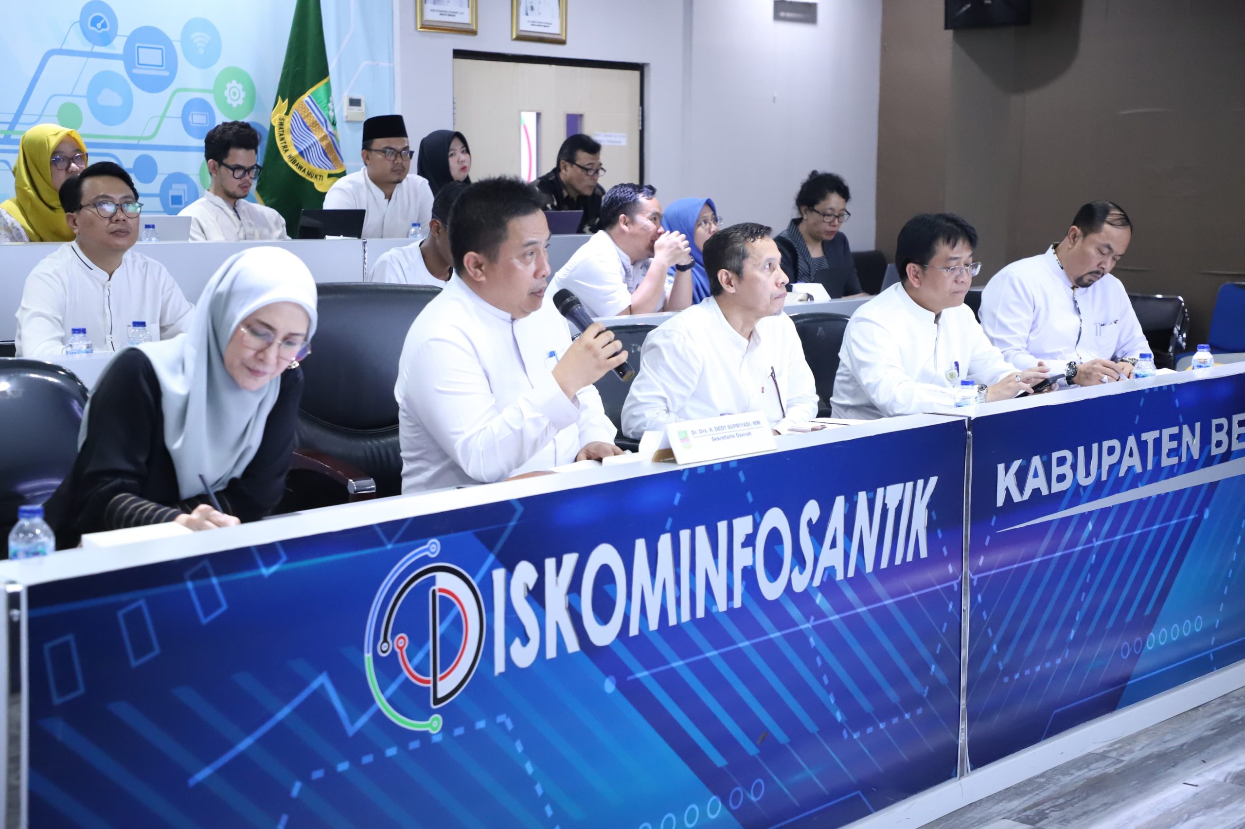 Pemkab Bekasi Gelar Rapat Virtual Tindak Lanjuti Inpres Efisiensi Belanja