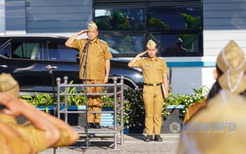 Bupati Karo Pimpin Apel Pagi Gabungan Perdana di Lingkungan Pemerintah Kabupaten Karo