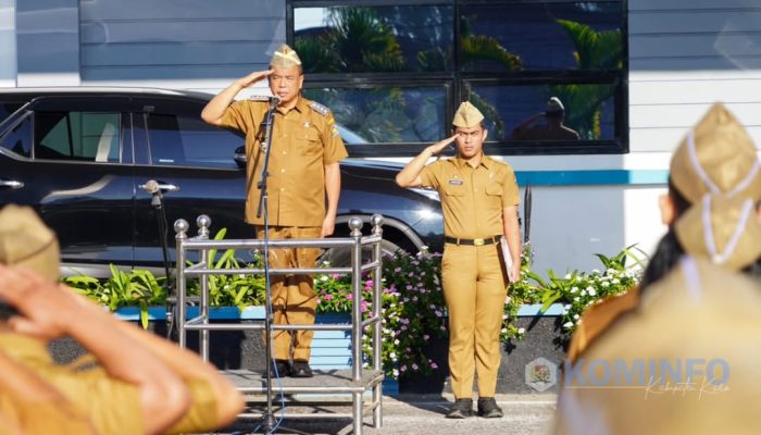 Bupati Karo Pimpin Apel Pagi Gabungan Perdana di Lingkungan Pemerintah Kabupaten Karo