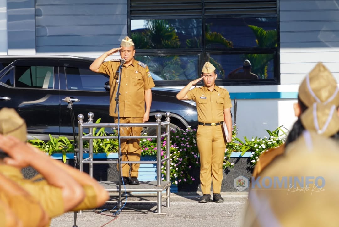 Bupati Karo Pimpin Apel Pagi Gabungan Perdana di Lingkungan Pemerintah Kabupaten Karo