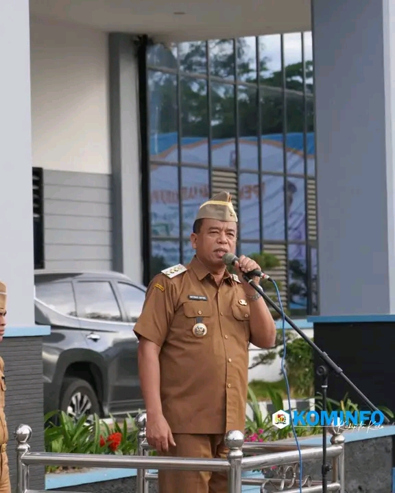 Bupati Karo Pimpin Apel Pagi Gabungan Perdana di Lingkungan Pemerintah Kabupaten Karo