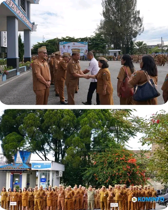 Bupati Karo Pimpin Apel Pagi Gabungan Perdana di Lingkungan Pemerintah Kabupaten Karo Bupati Karo Pimpin Apel Pagi Gabungan Perdana di Lingkungan Pemerintah Kabupaten Karo
