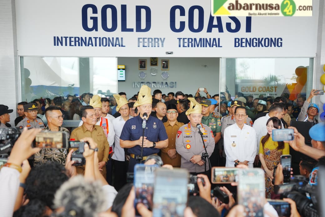 Hadiri Peresmian Pelabuhan Gold Coast Bengkong, Kapolri Tekankan Penting nya Kolaborasi Lembaga Cegah TPPO-PMI Ilegal