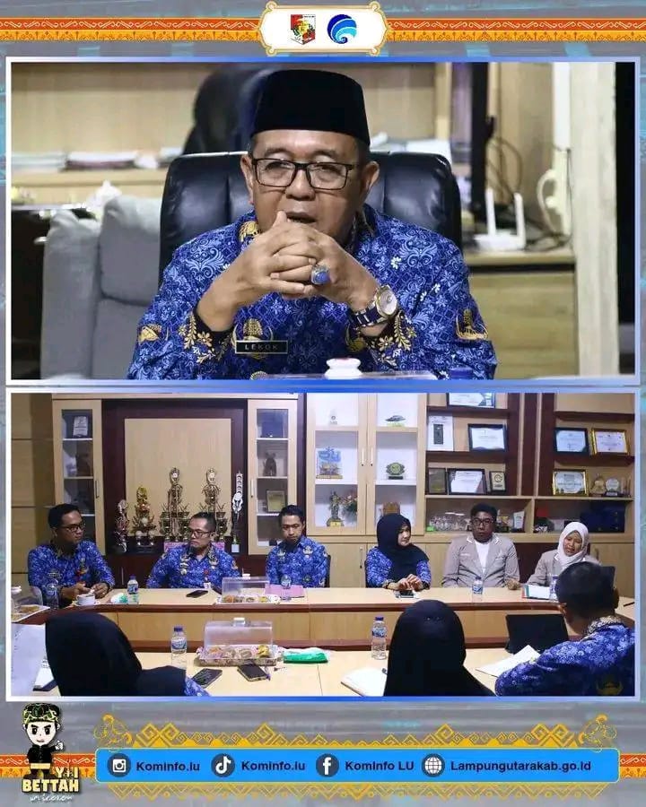 Sekda Lampung Utara Terima Audensi Forum Komonikasi Honorer Nakes dan Non Nàkes (FKHN)