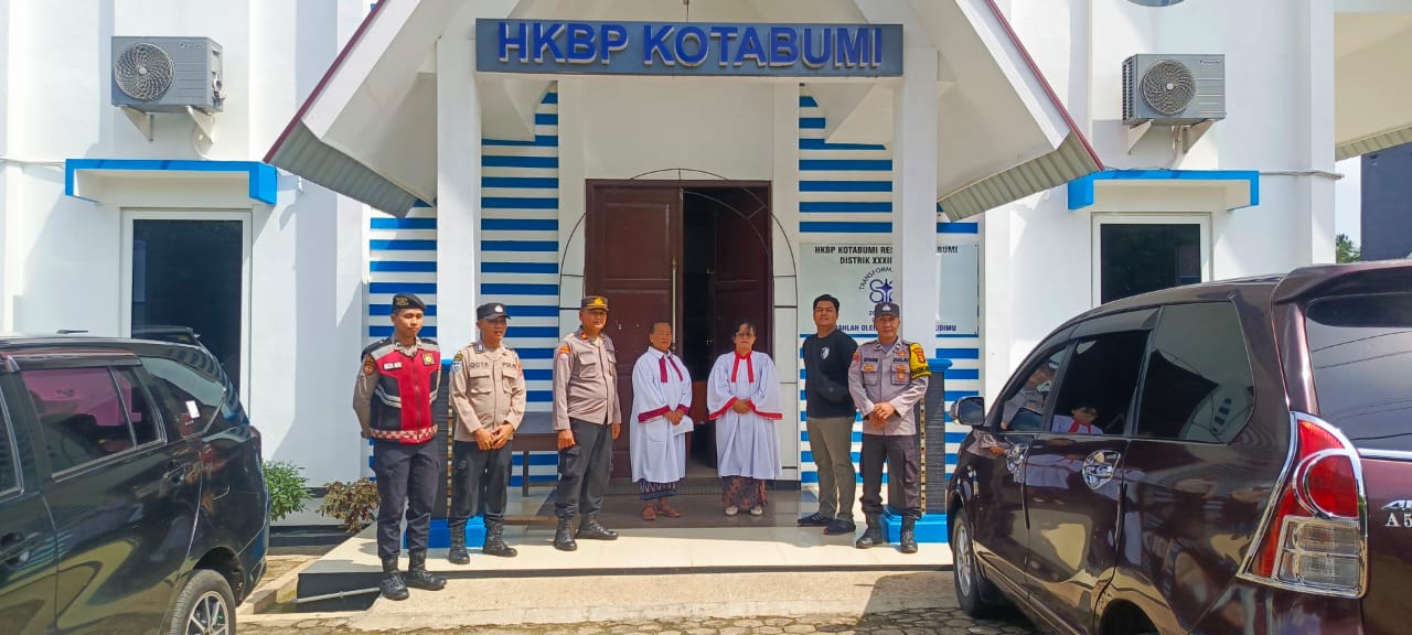 Polres Lampung Utara Amankan Ibadah Rangkaian Paskah di Sejumlah Gereja