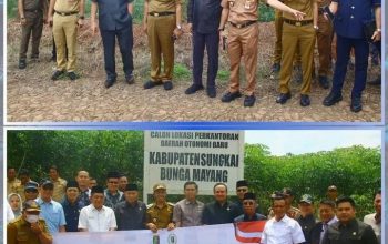 Wakil Bupati Lampung Utara Dampingi Komisi 1 DPRD Provinsi Lampung Tinjau Lokasi Calon Daerah Otonomi Baru Sungkai Bunga Mayang