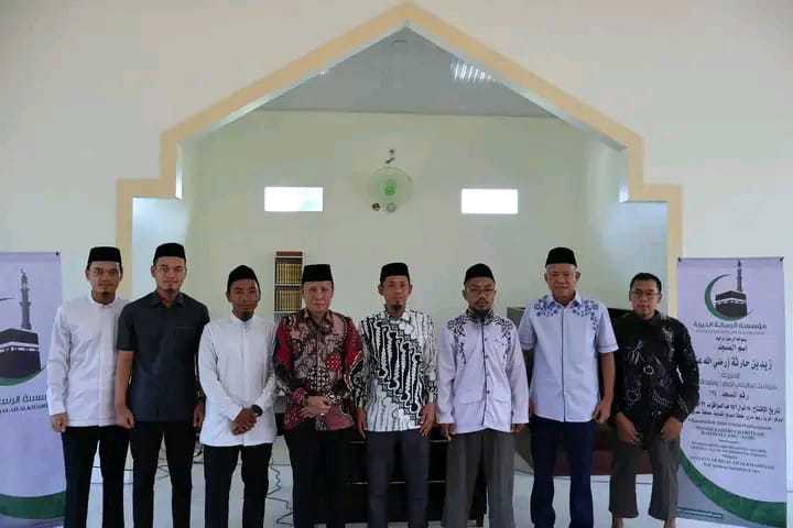 Pemkab Lampung Utara Apresiasi Peresmian Masjid Zaid Bin Haritsah di Kelurahan Rejosari