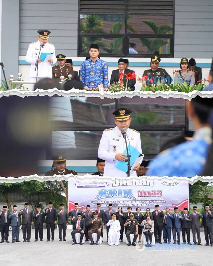 Wakil Bupati Karo Pimpin Upacara Peringatan Hari Otonomi Daerah XXIX Tahun 2025 Kabupaten Karo
