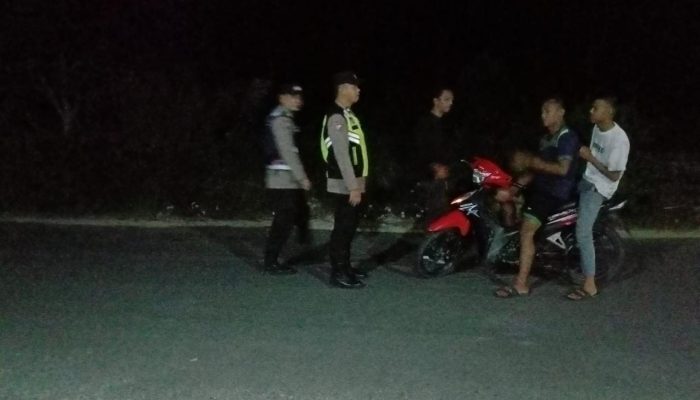Polsek Penukal Utara Gelar Razia Terpadu Cegah Pekat dan 3C, Wujudkan Kamtibmas Kondusif di PALI