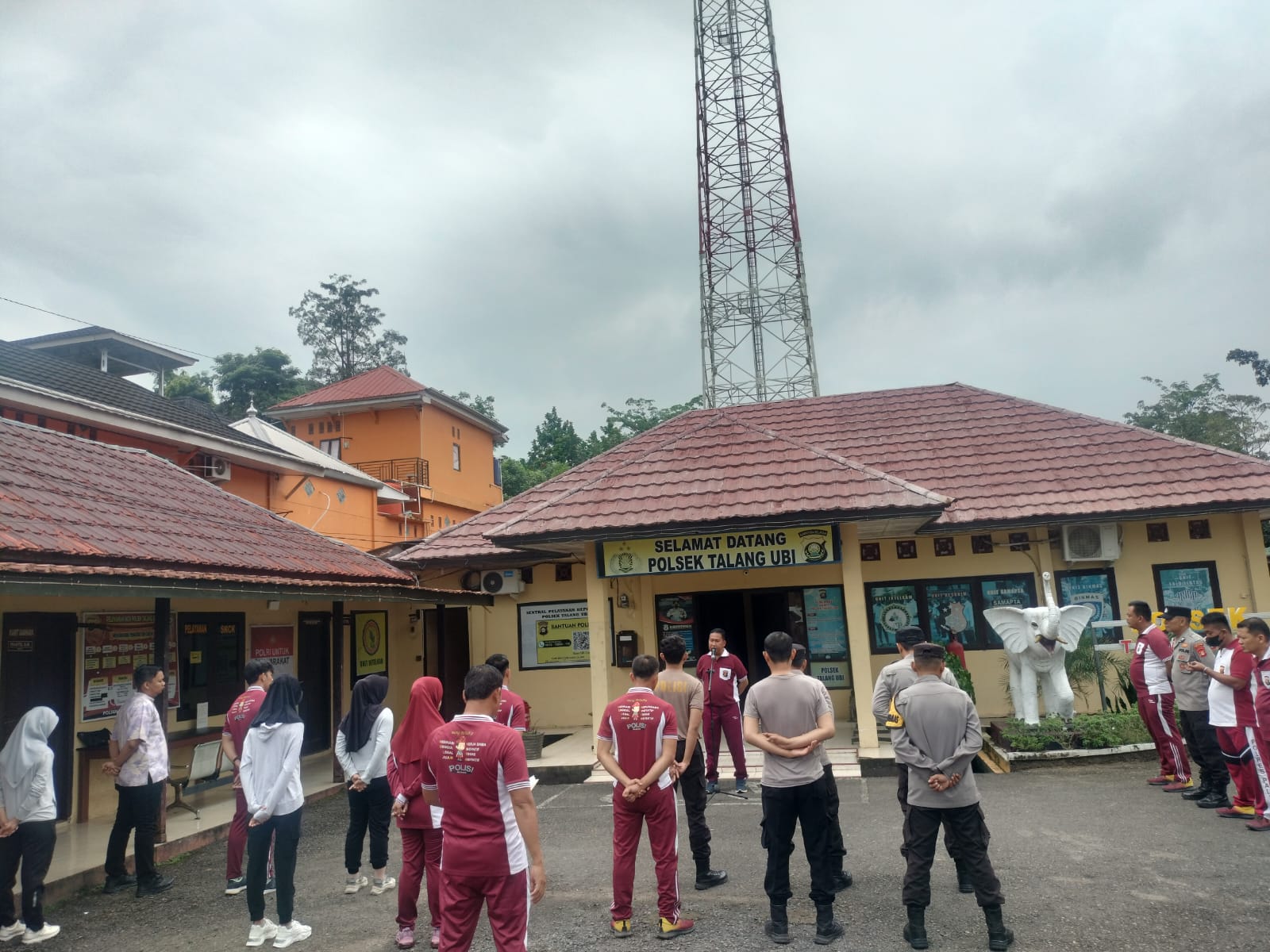 Apel Pagi Rutin kembali digelar, Menegaskan Semangat kesiapsiagaan Personil Dalam Menjalankan Tugas