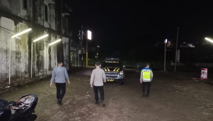 POLSEK TALANG UBI GELAR KRYD UNTUK CIPTAKAN KEAMANAN WILAYAH DAN KETERTIBAN LALU LINTAS