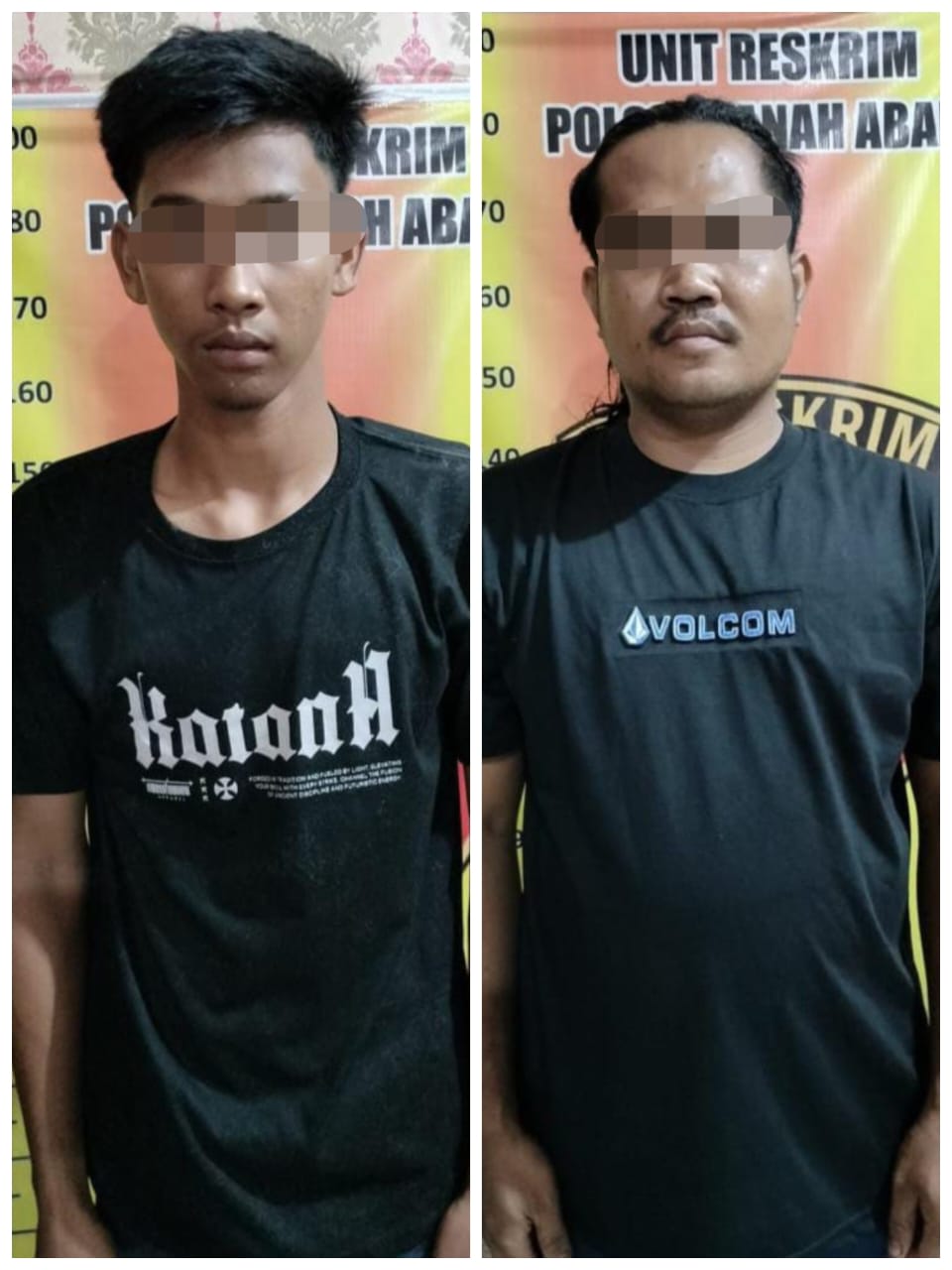Dua Warga Desa Harapan Jaya, Kecamatan Tanah Abang,di Amankan, Diduga Terlibat Penadahan Barang Hasil Curian