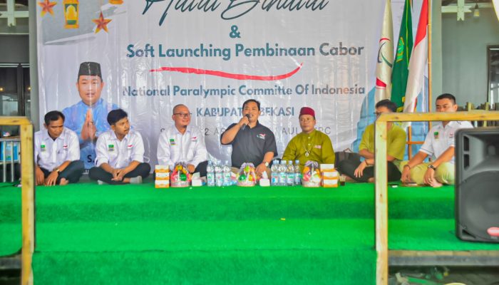 Pengurus NPCI kabupaten Bekasi mengadakan acara Halal Bihalal Bersama Atlet