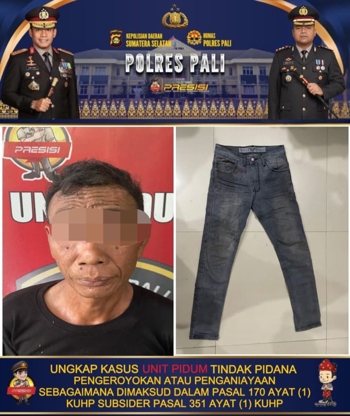 Satreskrim Polres PALI Berhasil Mengungkap kasus Dugaan Tindak Pidana Pengeroyokan
