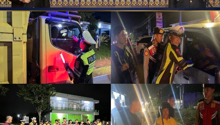 Tim UKL III Polres PALI Gelar Razia Terpadu, Ciptakan Situasi Kamtibmas Kondusif di Wilayah Hukum Polres PALI